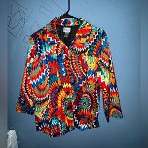 Chicos Bright Blazer Jacket